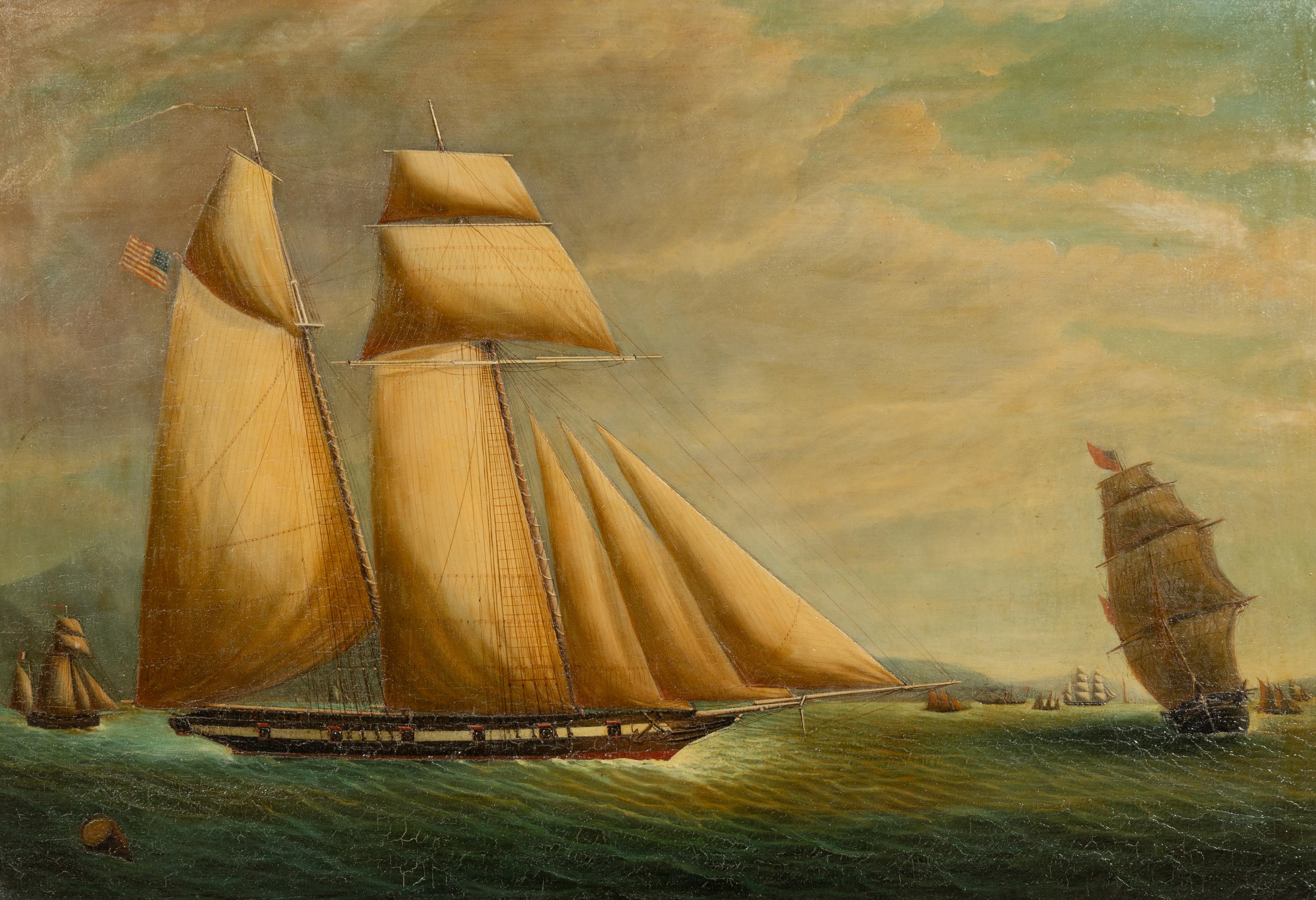 Sailboats in Harbor