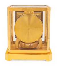 A Jaeger LeCoultre Brass and Glass Atmos Clock