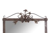 A French Wrought Iron Mirror