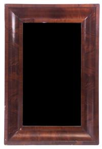 An American Empire Mahogany Mirror Height 36 3/4 x width 24 3/4 inches. — 19TH CENTURY