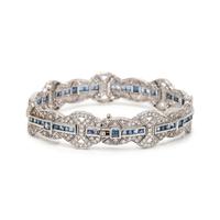 DIAMOND AND SAPPHIRE BRACELET