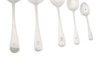 An English Silver Flatware Service Retailed by Tiffany and Co.