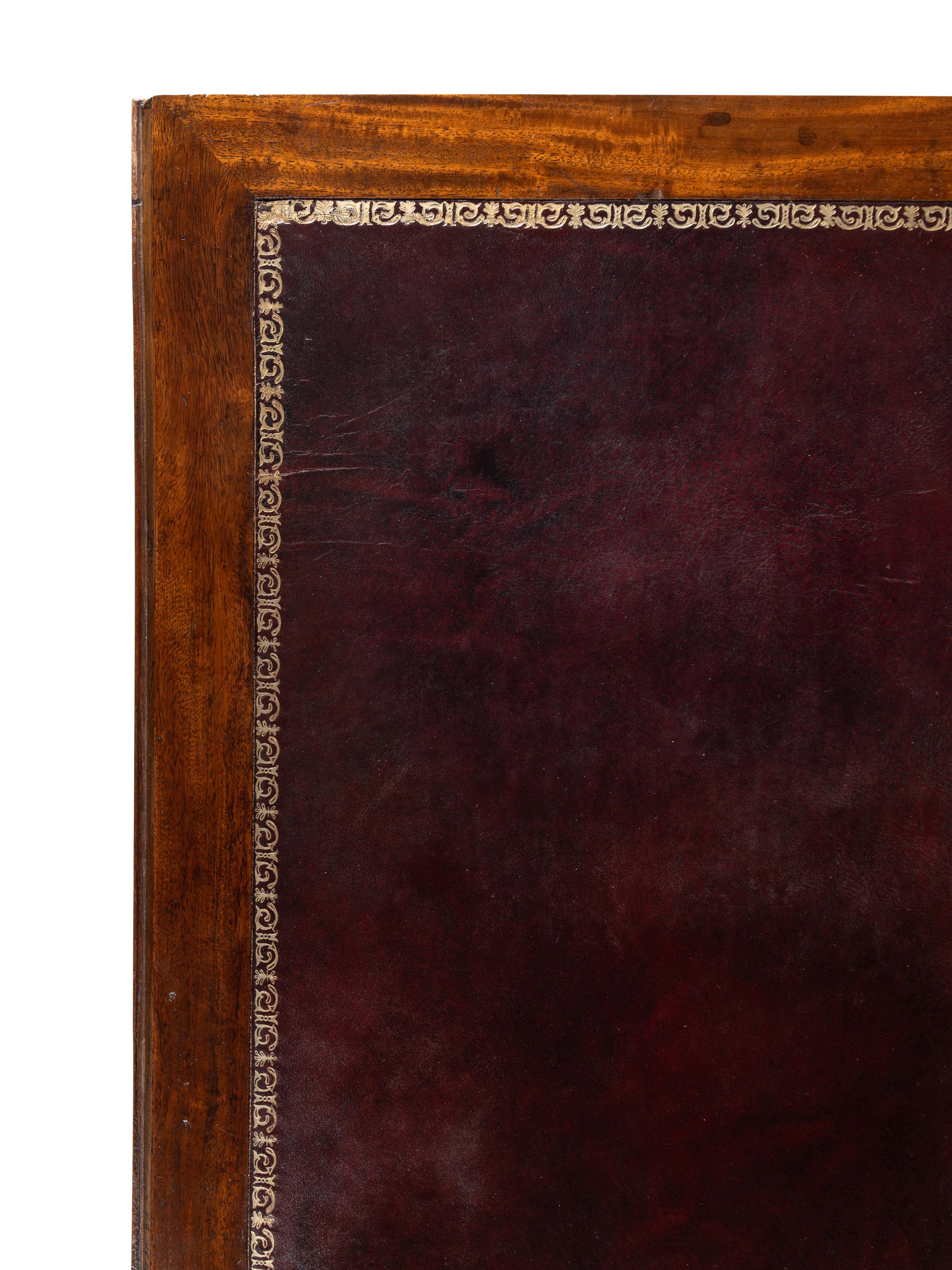 A George III Mahogany Bureau Bookcase
