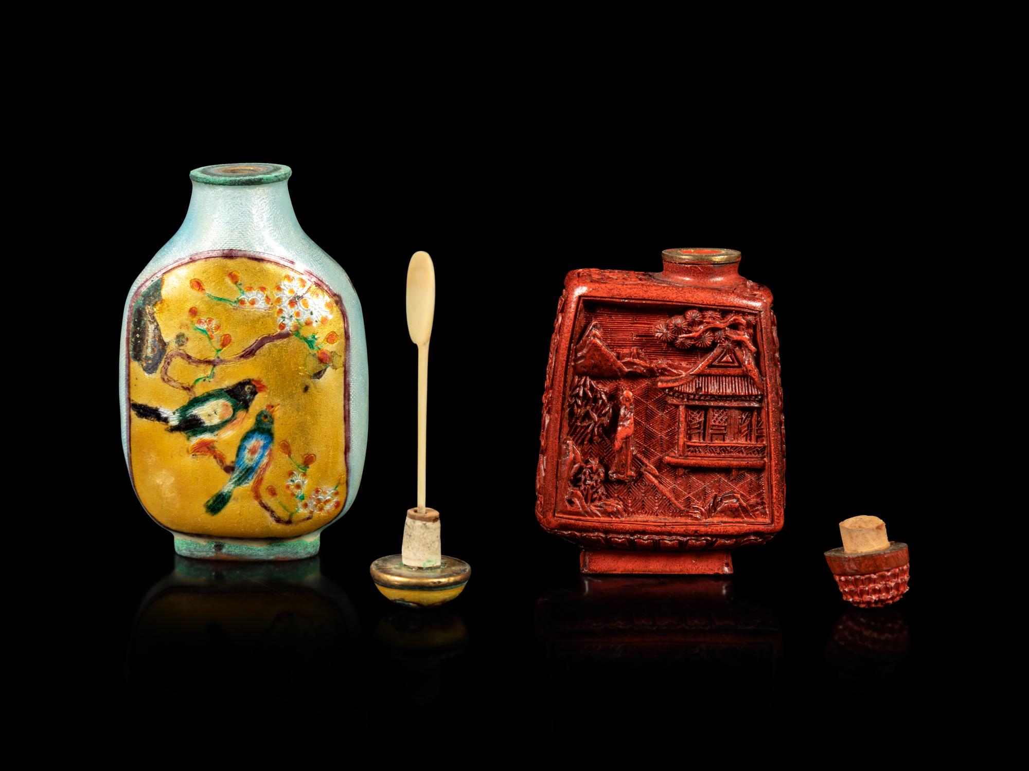 Two Chinese Snuff Bottles