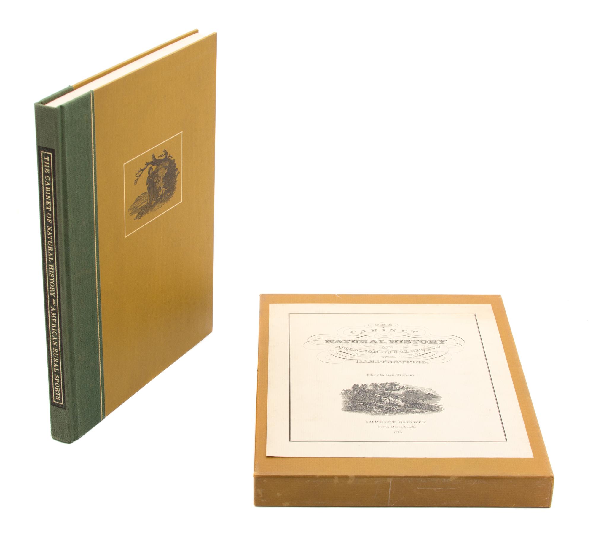 STEWART, Gail, editor. Cabinet of Natural History and American Rural Sports.