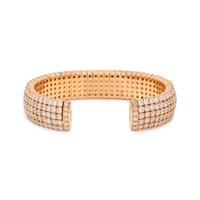 NORMAN SILVERMAN, DIAMOND CUFF BRACELET