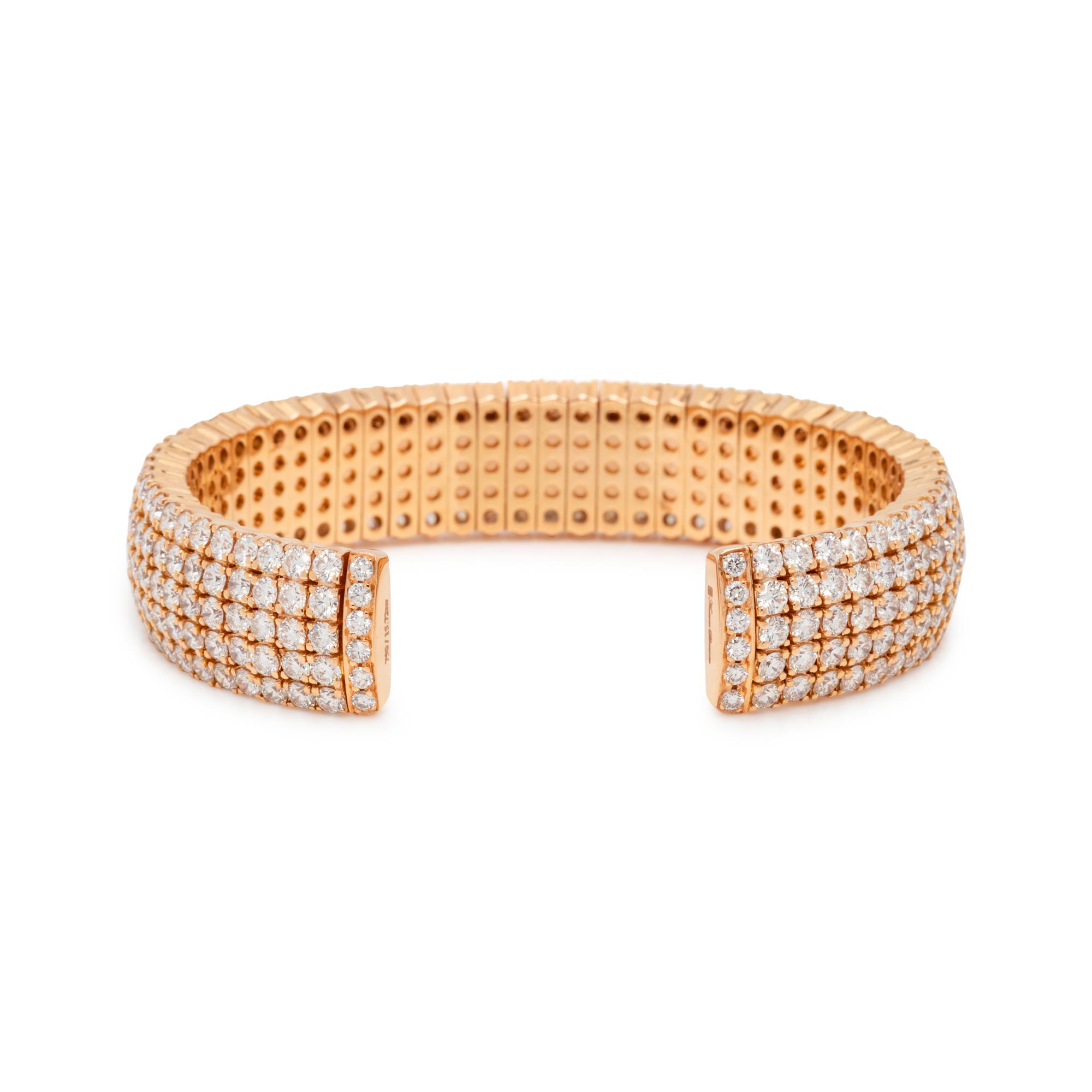 NORMAN SILVERMAN, DIAMOND CUFF BRACELET