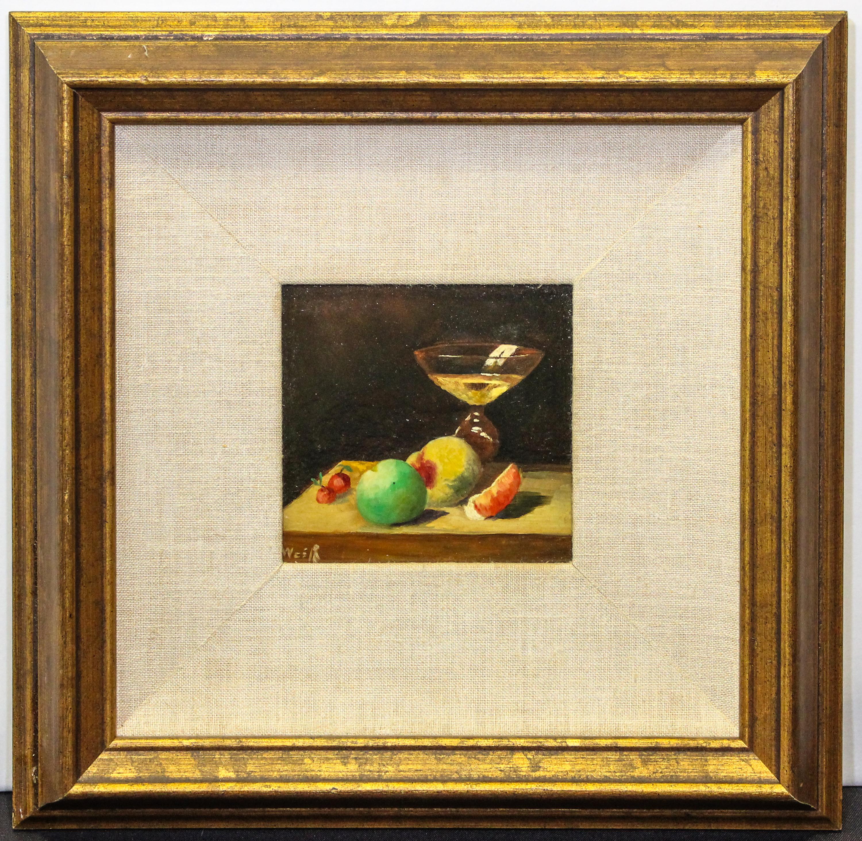 John Ferguson Weir, (American, 1841–1926), Still Life with Fruit