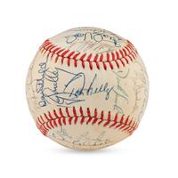 A 1987 World Series Champions Minnesota Twins Team Signed Autograph Baseball (Beckett Authentication Services Letter of Authenticity)