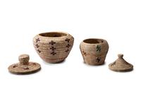 Alaskan Native Polychrome Baskets