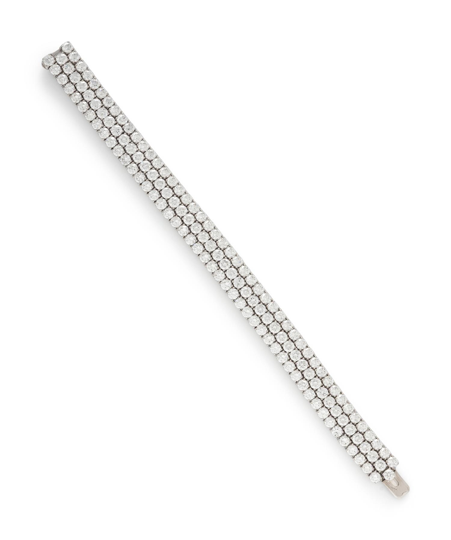 DIAMOND AND PLATINUM BRACELET