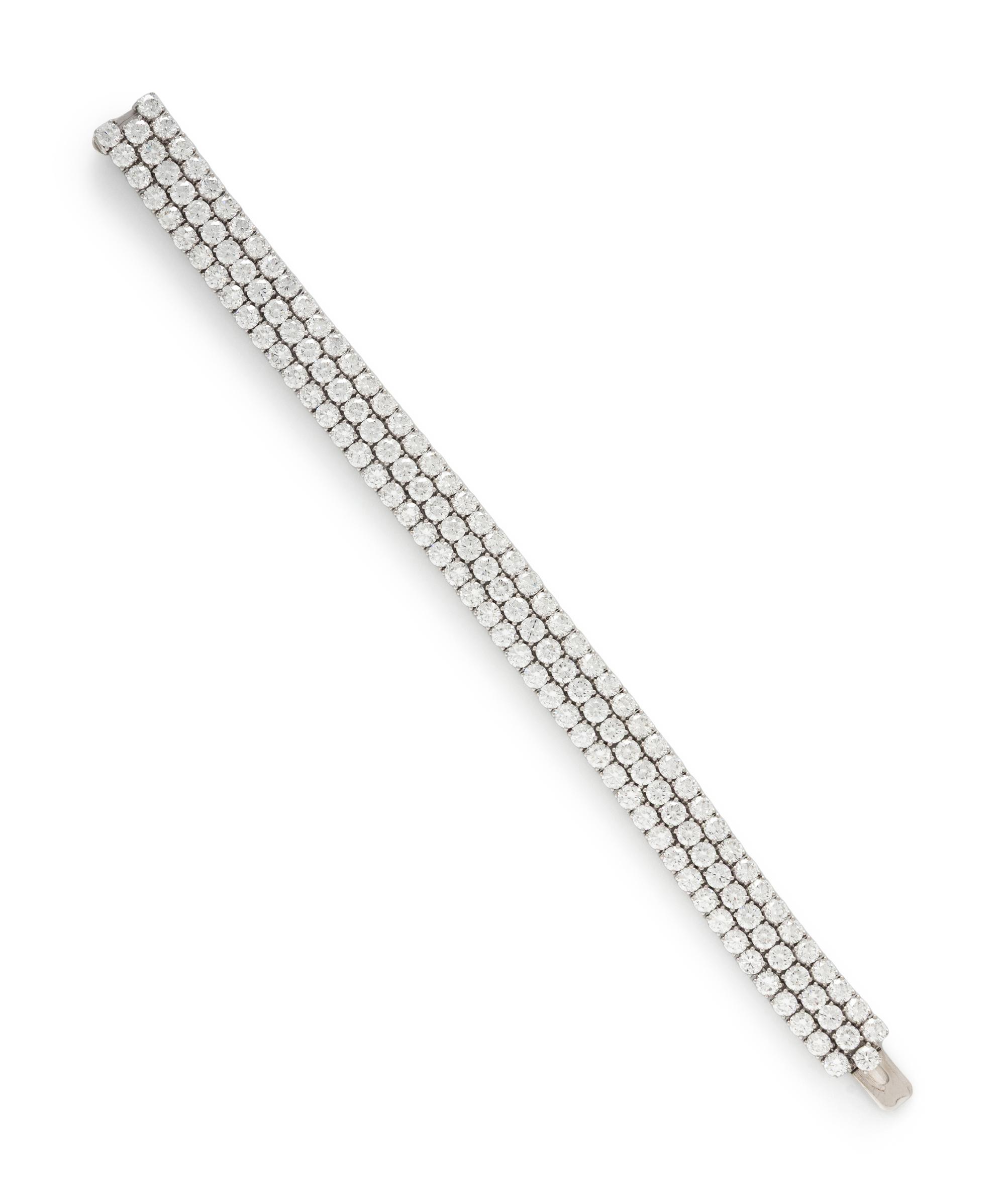 DIAMOND AND PLATINUM BRACELET