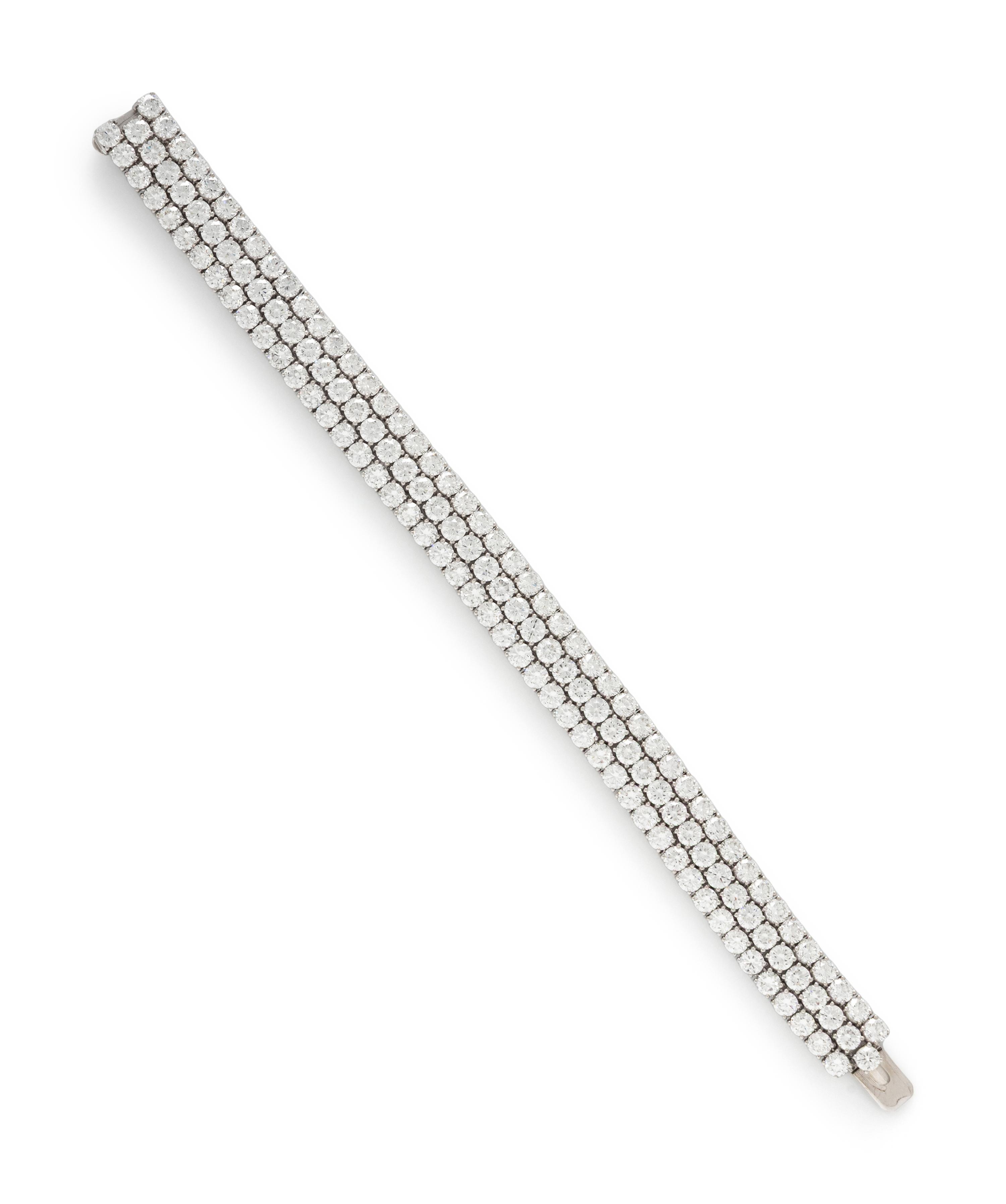 DIAMOND AND PLATINUM BRACELET