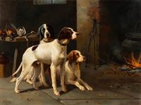 Alfred Duke (British, 1863-1905) — Fireside Friends