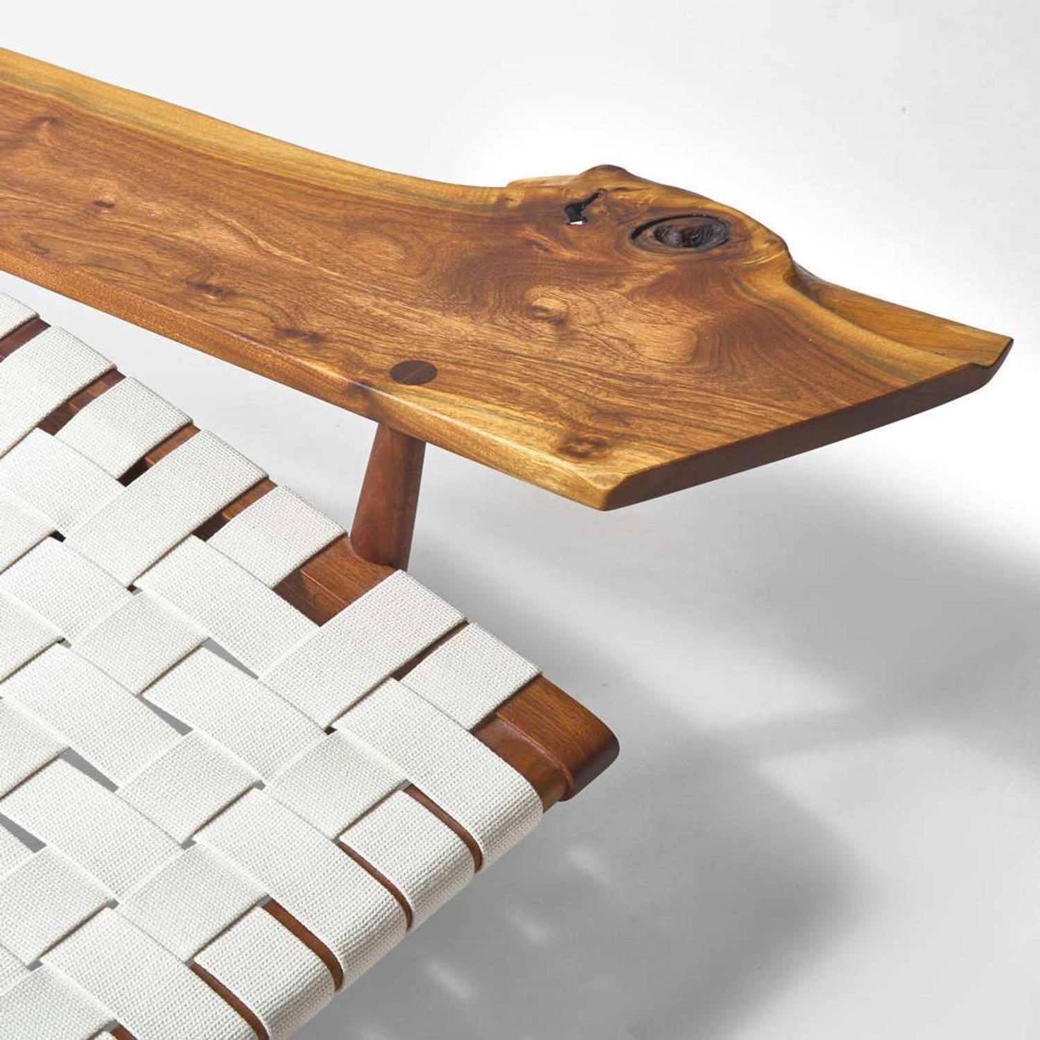 Mira Nakashima (American, b. 1942) Long Chair, George Nakashima Woodworker, New Hope, Pennsylvania, 2007