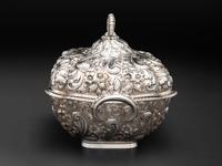 An American Repousse Silver Covered Tureen