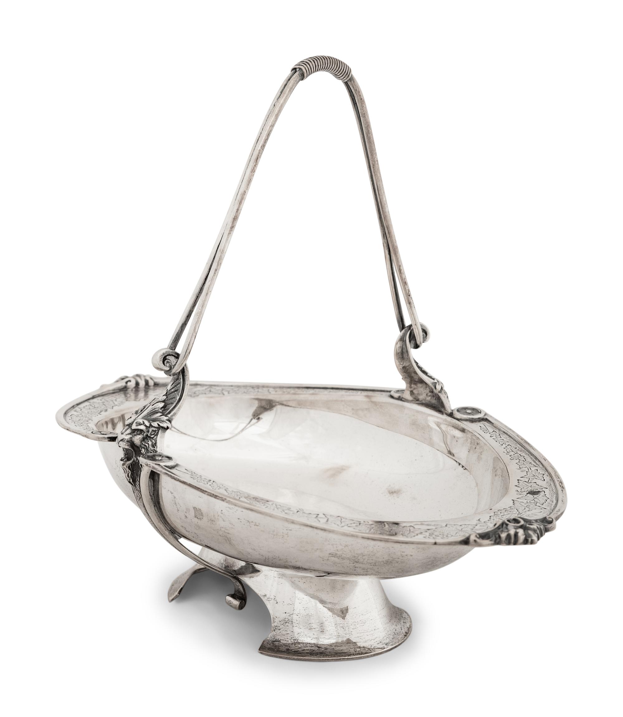An American Silver Handled Basket