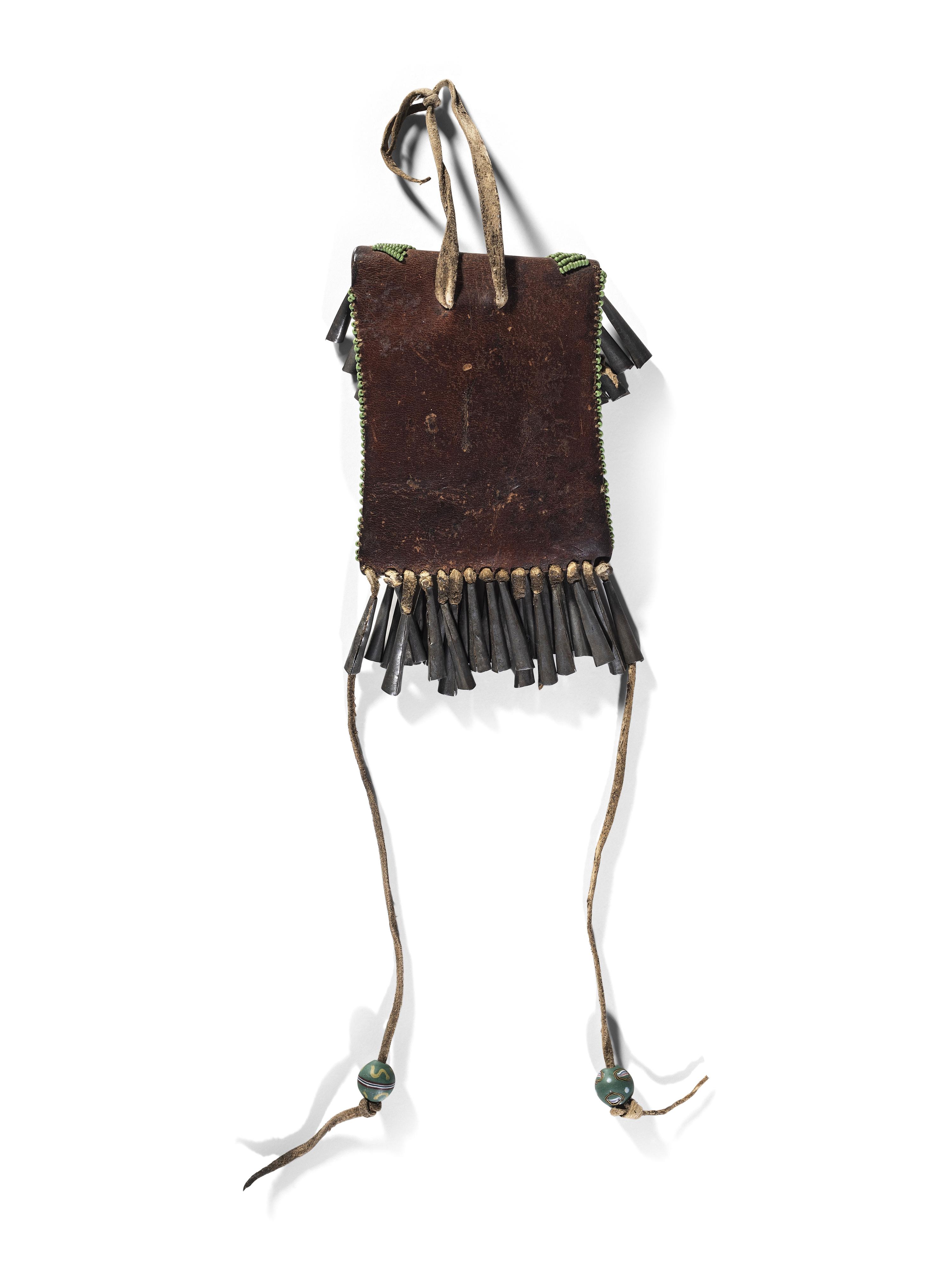 Arapaho Beaded Hide Strike-A-Light Case