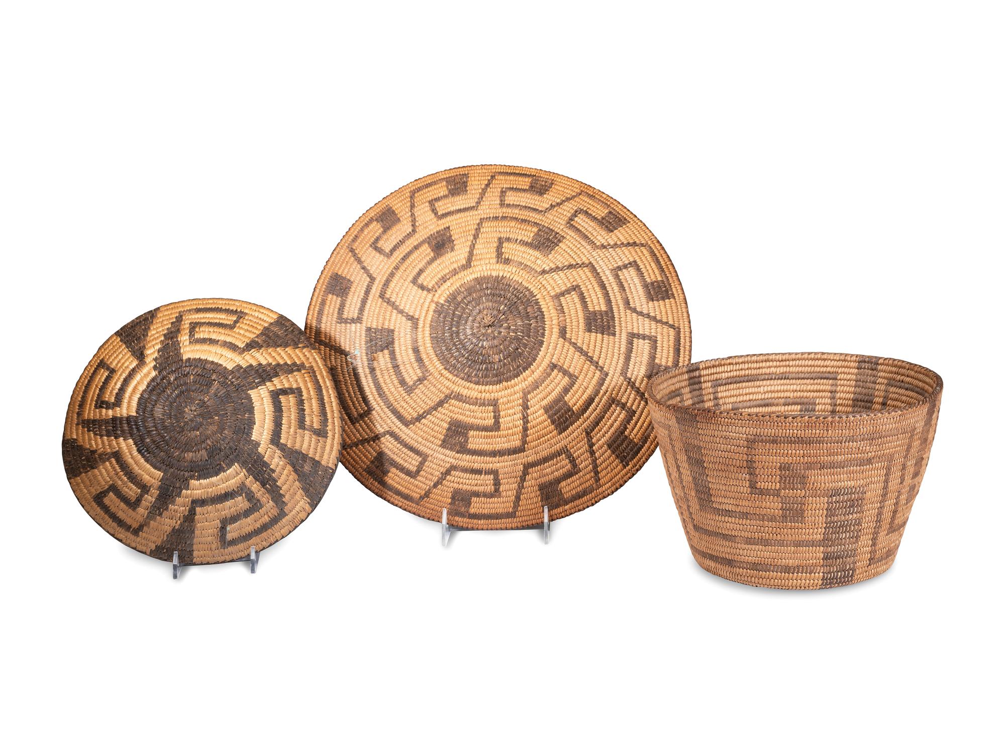 Akimel O'odham Baskets