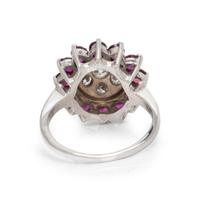 DIAMOND AND RUBY RING