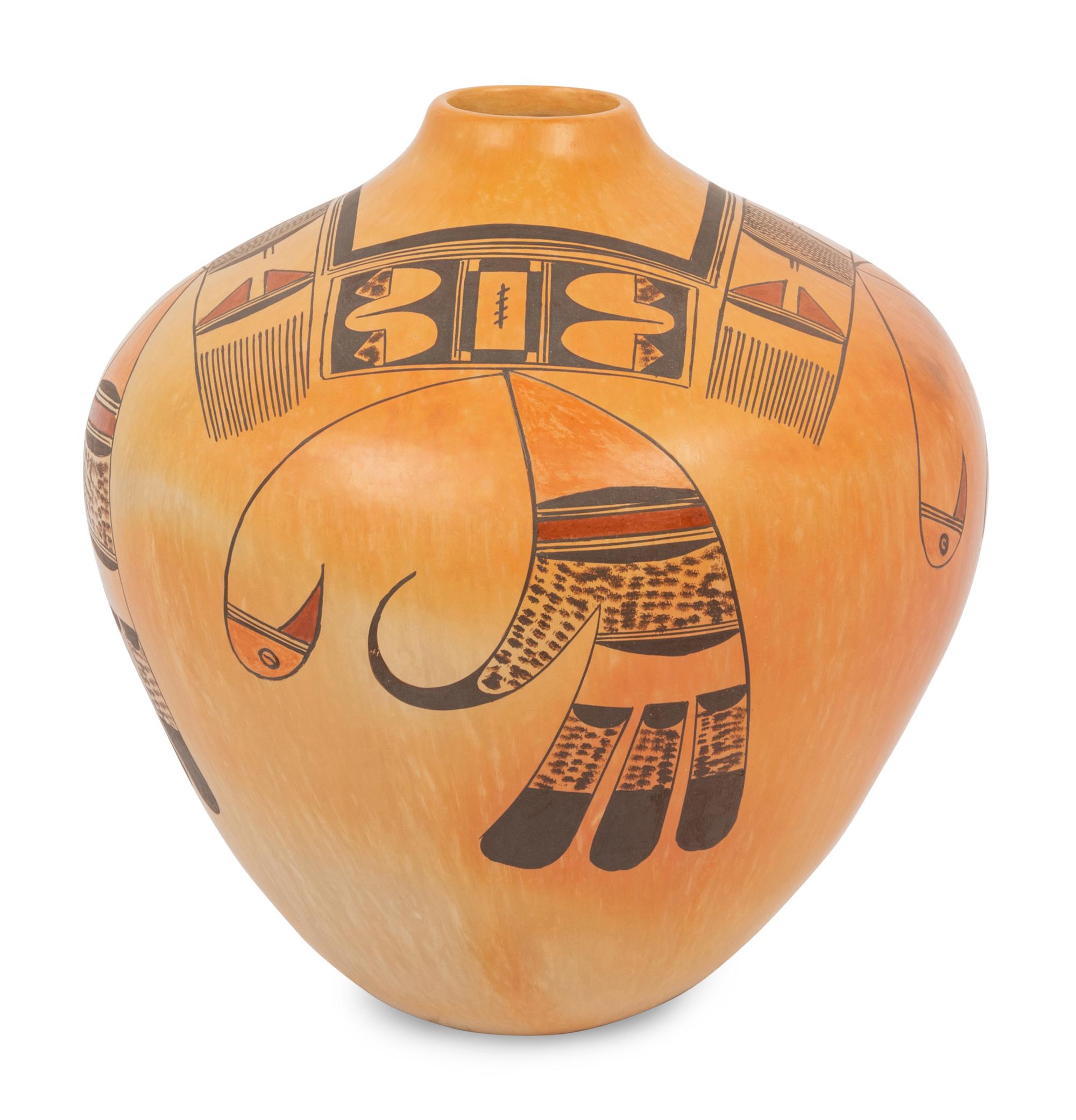 Polished Pottery Jar