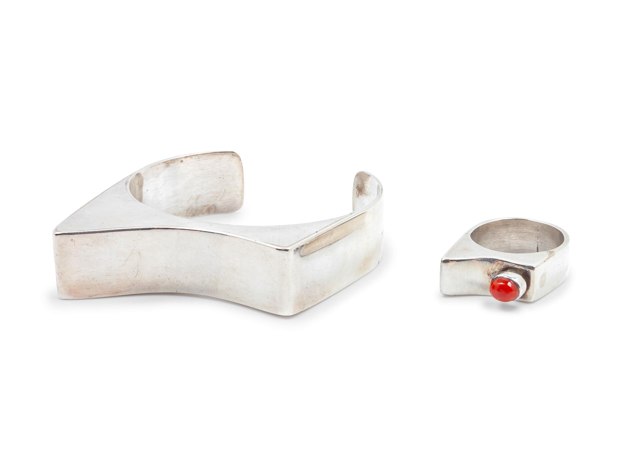 Sterling Silver Ring and Cuff