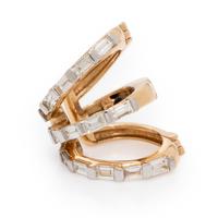 Bee Goddess, 'Mondrian,' Rose Gold and Diamond Ear Cuff
