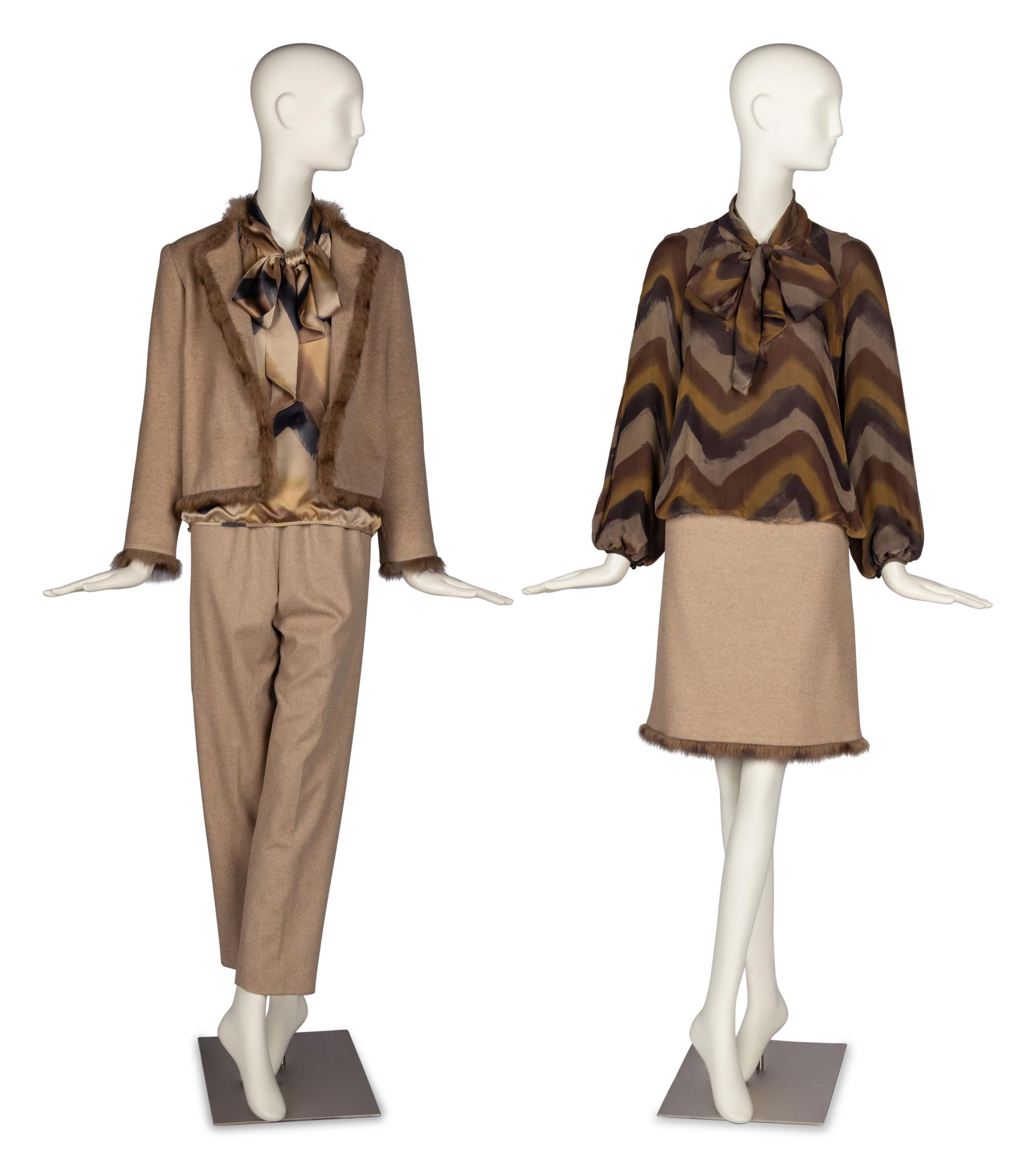 Five J. Mendel Separates Including Sable-Trim Ensemble