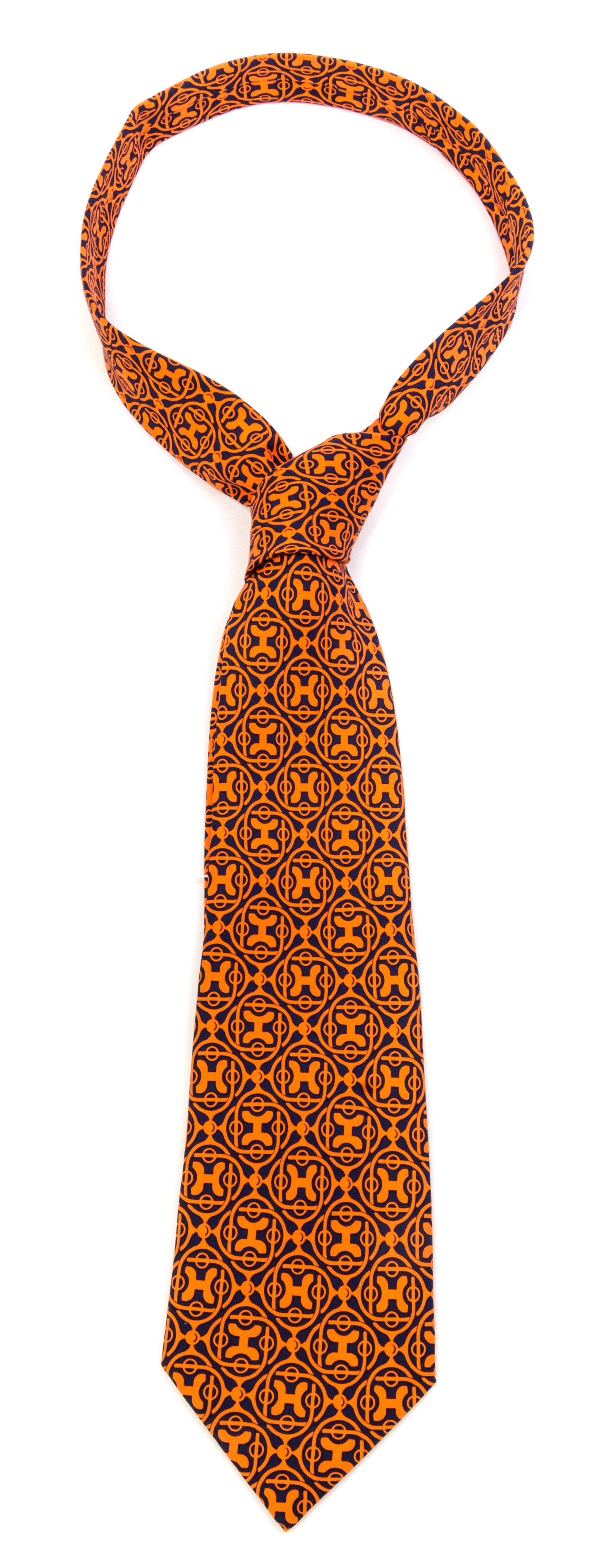 An Hermes Silk Necktie,
