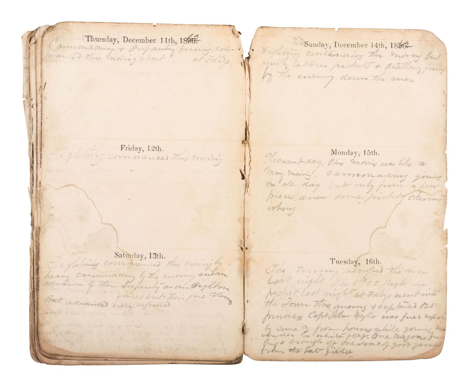 [CIVIL WAR]. Civil War archive of Ordnance Sgt. David H. Wilson (1831-1863), Co. F, 6th South Carolina Infantry, including war-date letters, diary, and photographs.