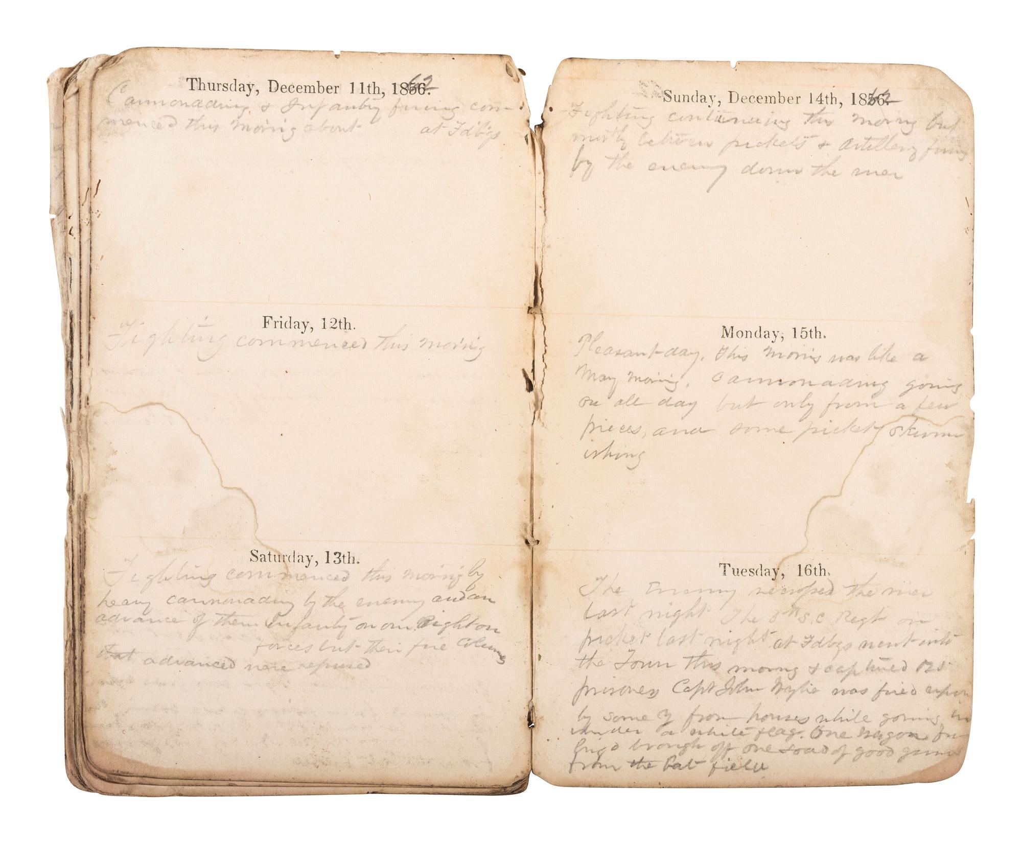 [CIVIL WAR]. Civil War archive of Ordnance Sgt. David H. Wilson (1831-1863), Co. F, 6th South Carolina Infantry, including war-date letters, diary, and photographs.