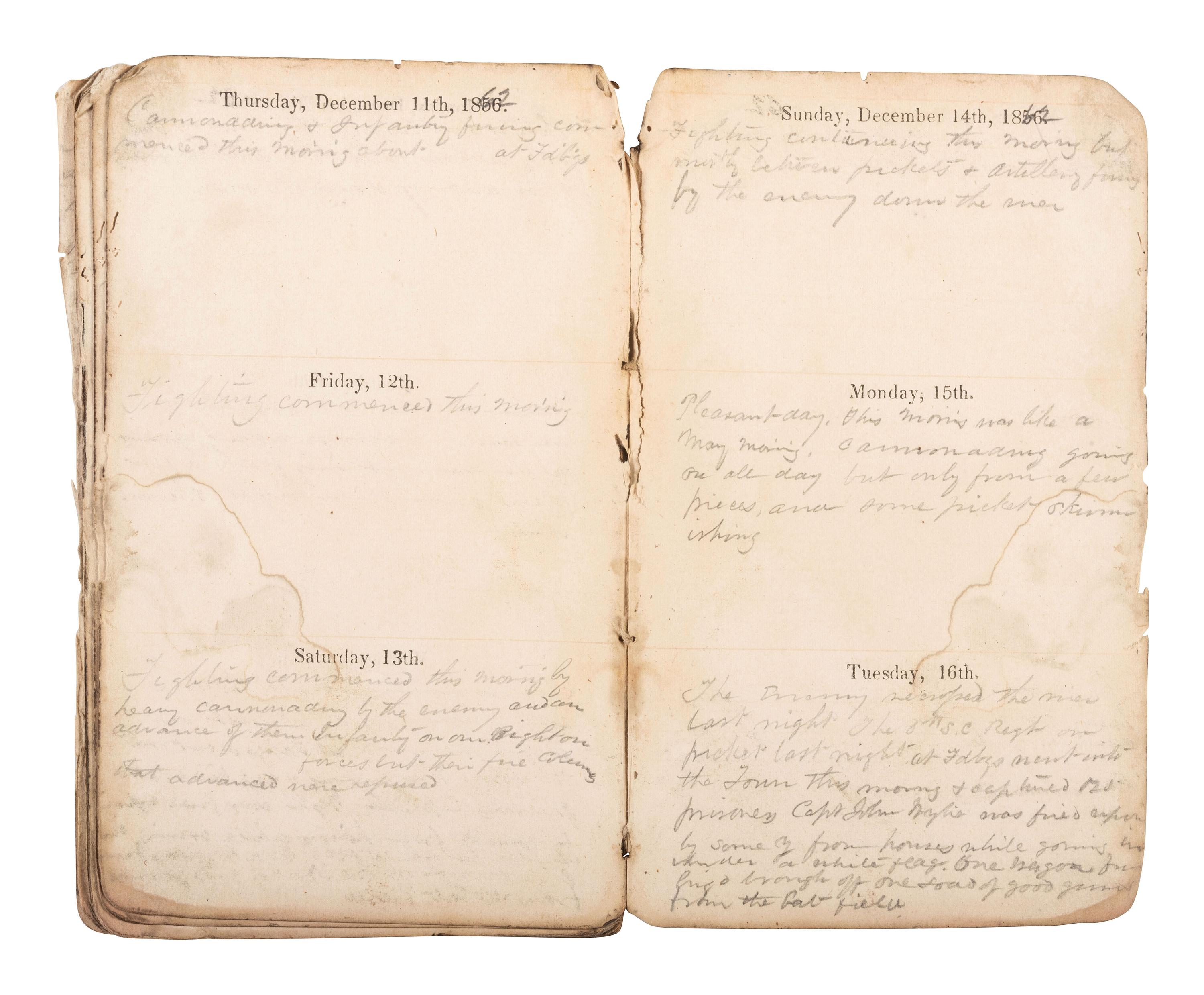 [CIVIL WAR]. Civil War archive of Ordnance Sgt. David H. Wilson (1831-1863), Co. F, 6th South Carolina Infantry, including war-date letters, diary, and photographs.