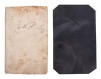 [CIVIL WAR]. CDV and tintype of African American Private Edmund Delany, 124th United States Colored Troops.