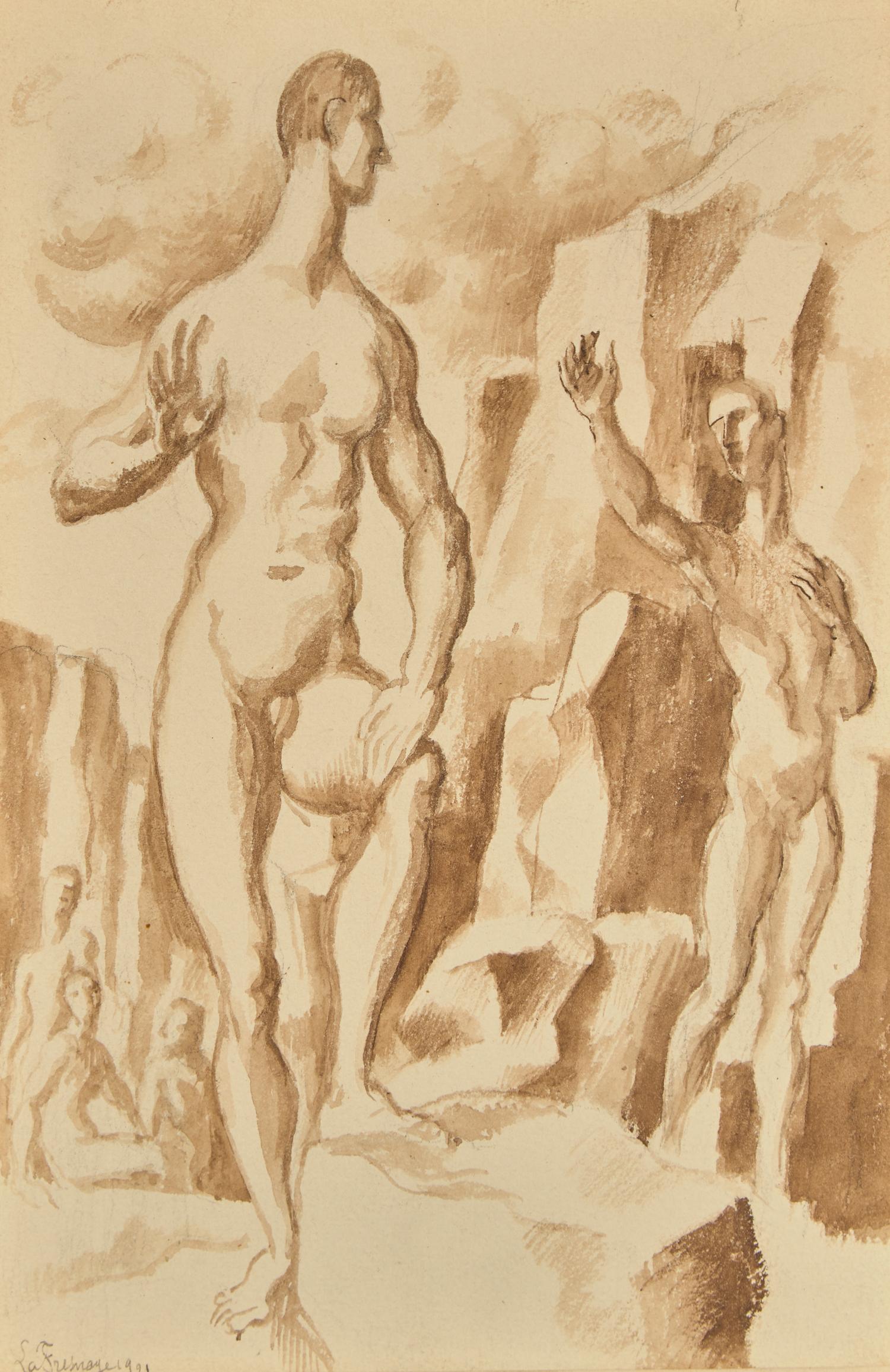 Étude pour Hommage au Greco , 1921