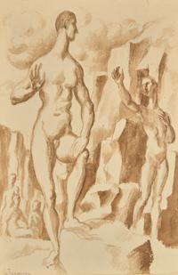 Étude pour Hommage au Greco , 1921