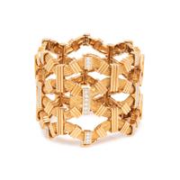 YELLOW GOLD AND DIAMOND BRACELET