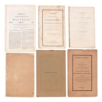 [HARRISON, William Henry (1773-1841)]. A group of pamphlets of eulogies, sermons, and memorials to William Henry Harrison, comprising:
