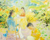 Le repos dans le jardin