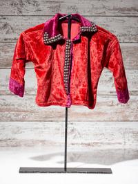 Navajo Child's Velveteen Blouse, with Silver Buttons