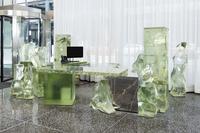 Frank Gehry (American, 1929–2025) — Icehenge Desk from the lobby of the Inland Steel Building