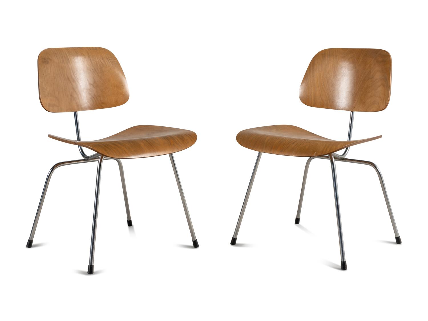 Pair of DCM Dining Chairs Herman Miller, USA