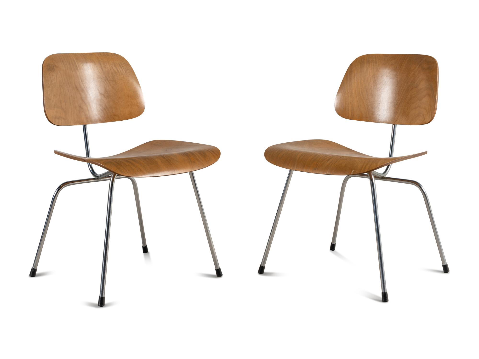 Pair of DCM Dining Chairs Herman Miller, USA
