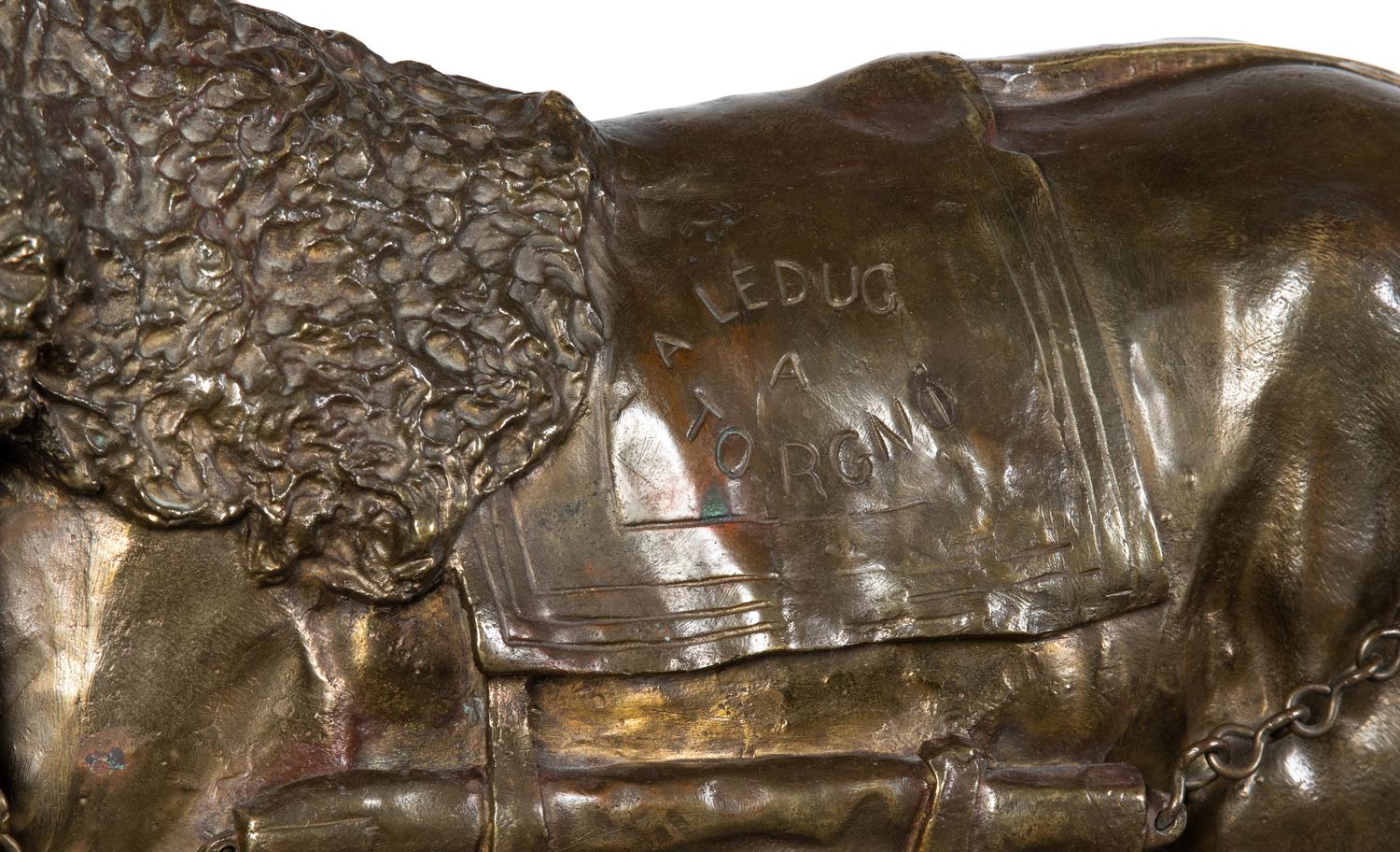 Arthur Jacques Leduc (French, 1848-1918) A Horse with Character bronze
