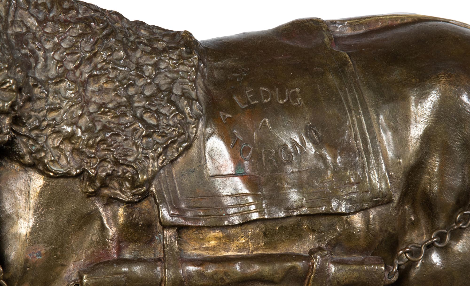 Arthur Jacques Leduc (French, 1848-1918) A Horse with Character bronze