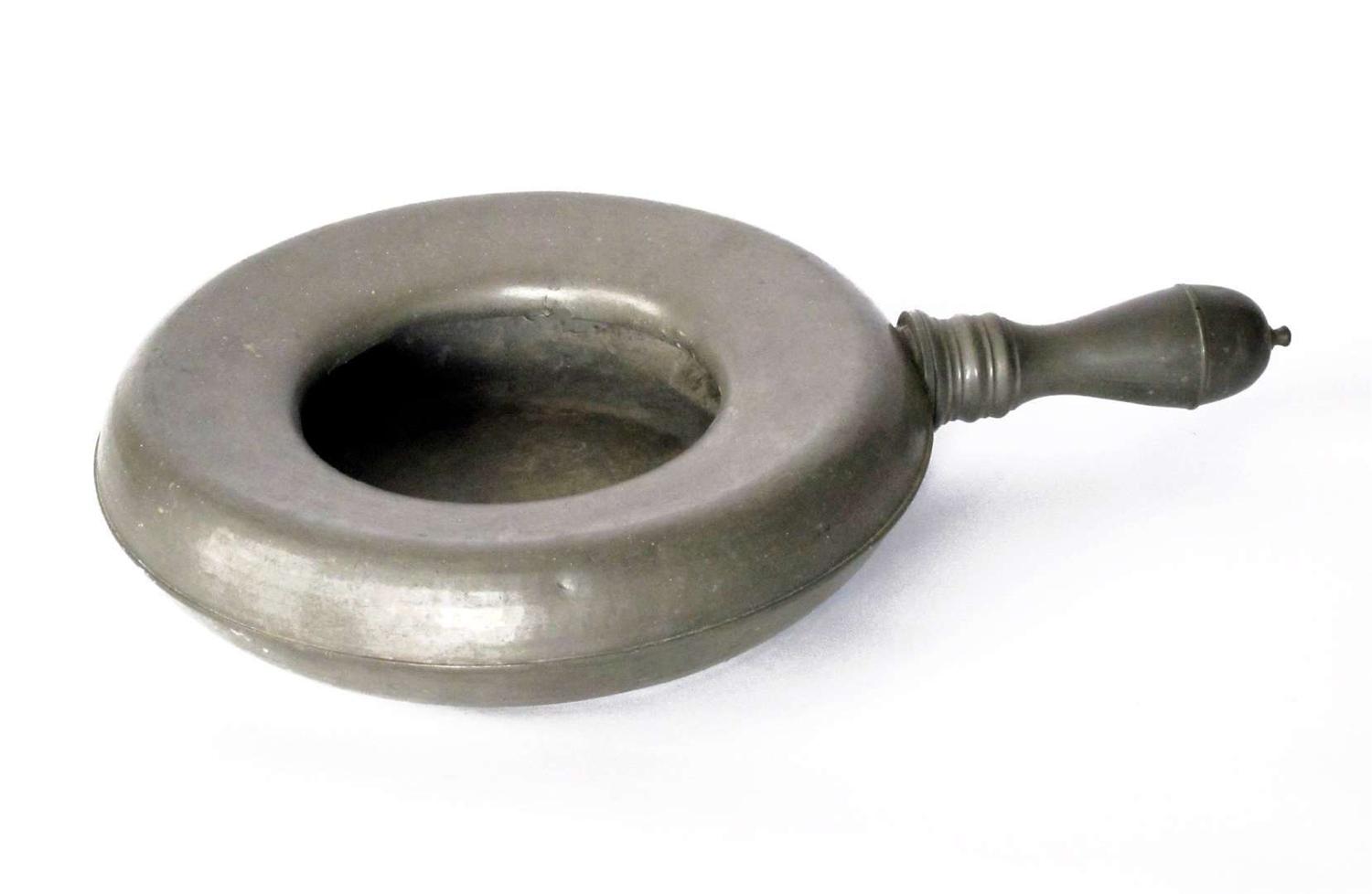 Pewter bed pan 18th century