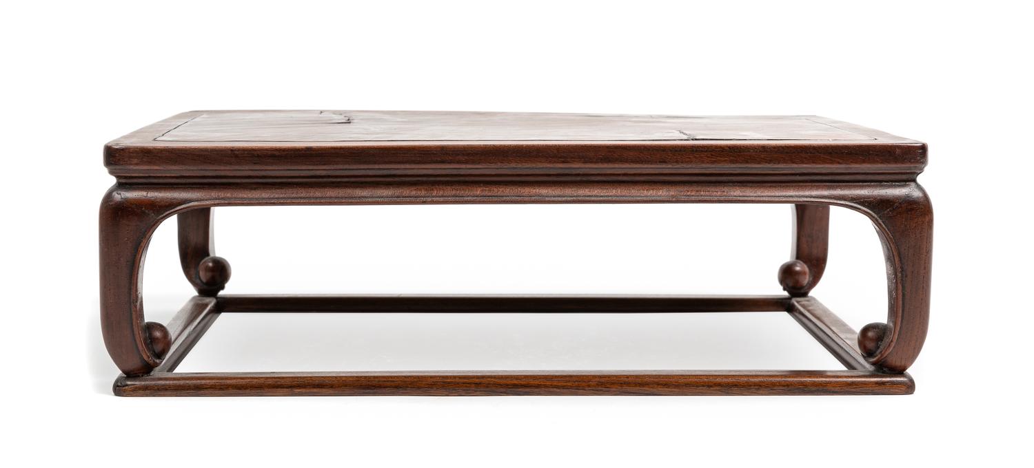 A Chinese Hardwood Stand Width 14 3/4 inches. — 19TH CENTURY
