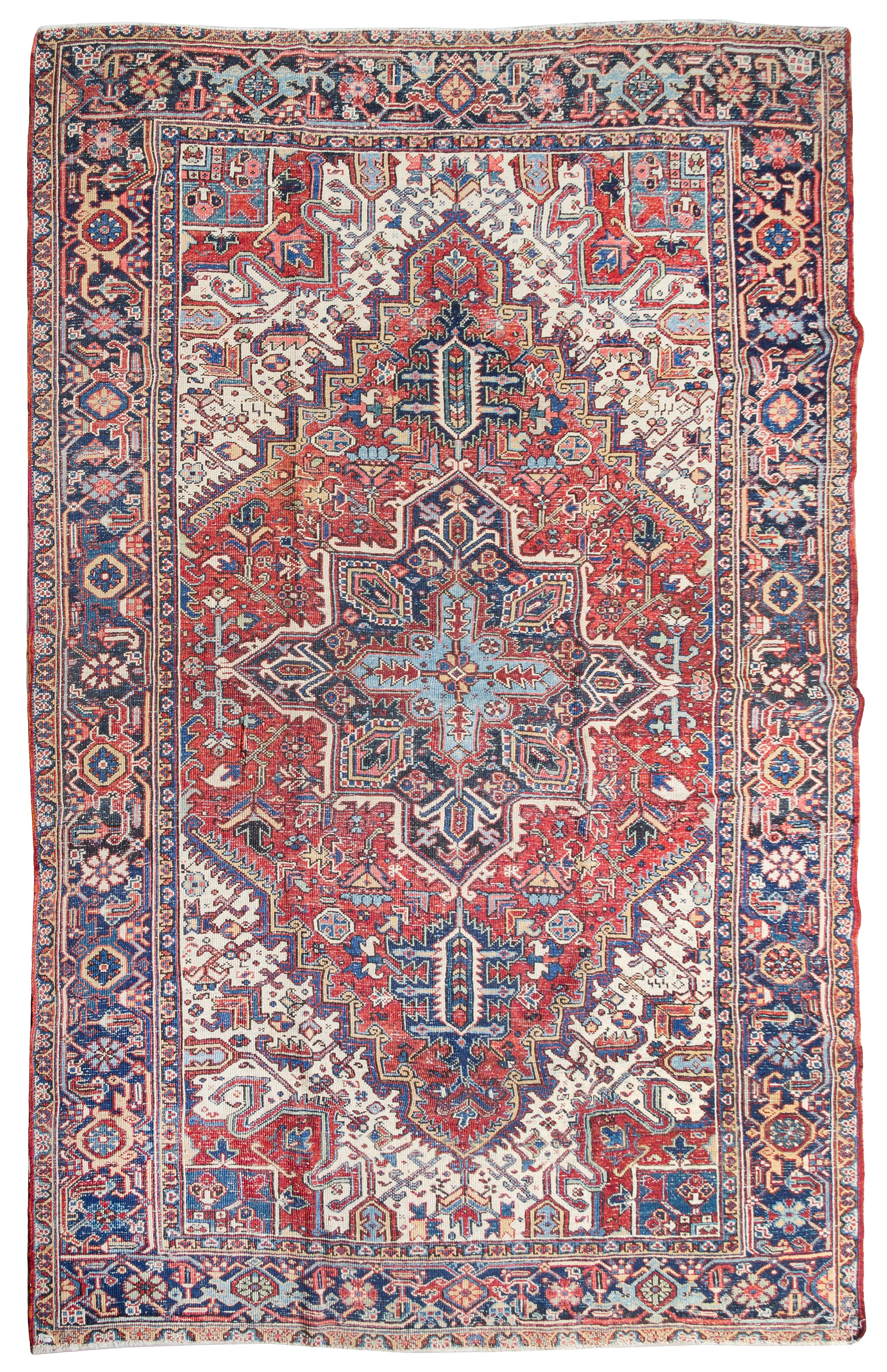 A Heriz Wool Rug 10 feet 5 inches x 7 feet 10 inches. — CIRCA 1900
