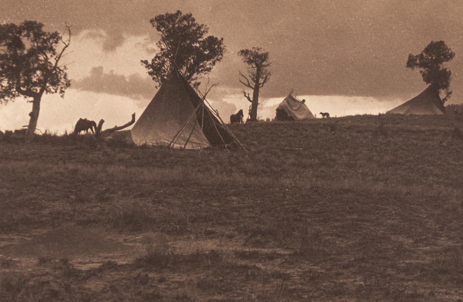 Edward S. Curtis (1868-1952) Hilltop Camp – Jicarilla, 1904