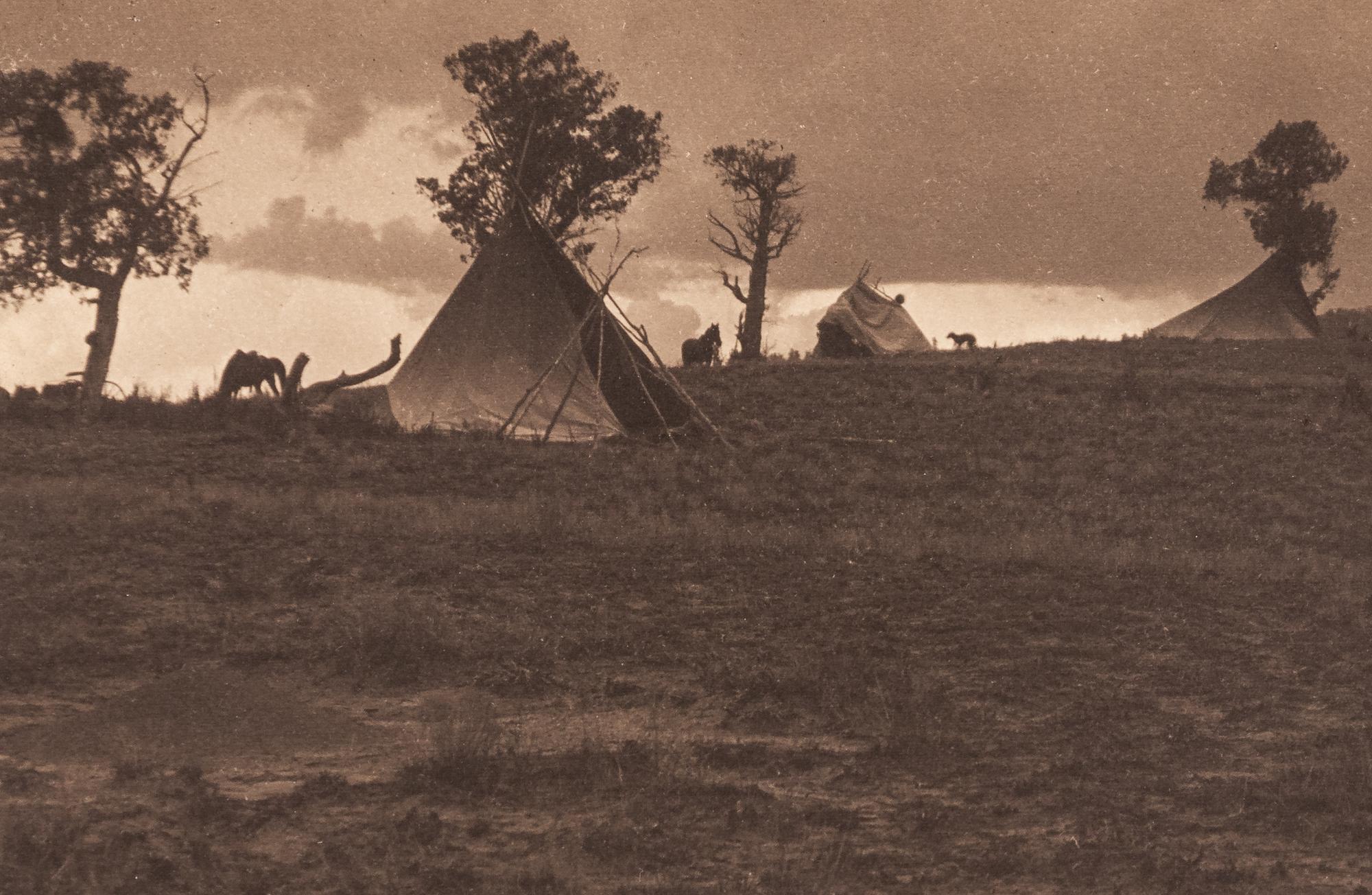 Edward S. Curtis (1868-1952) Hilltop Camp – Jicarilla, 1904