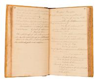[MANUSCRIPTS – REMEDIES]. Manuscript home maintenance and home remedy guide. Jamestown, NY, 1832.